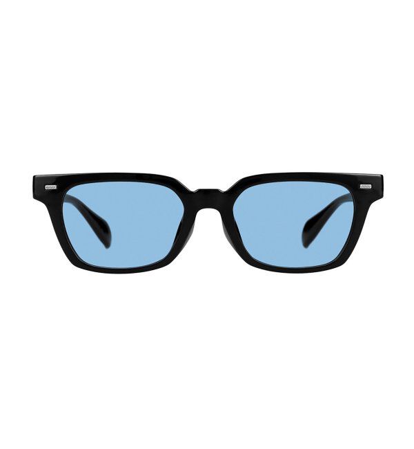  「Zoff｜STUDIO SEVEN｜ウェリントン型 サングラス 横長｜太縁フレーム｜カラーレンズ｜紫外線防止 UVカット」|サングラス|