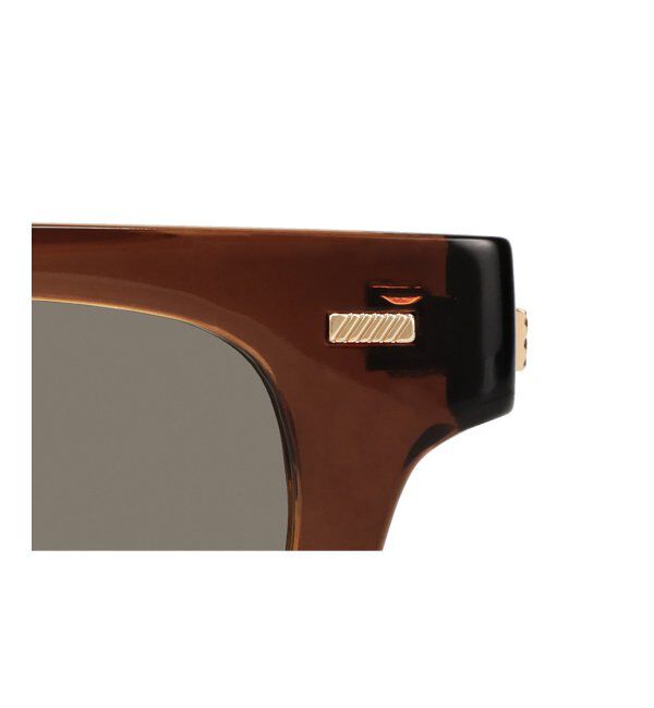  「Zoff｜STUDIO SEVEN｜ウェリントン型 サングラス 横長｜太縁フレーム｜カラーレンズ｜紫外線防止 UVカット」|サングラス|