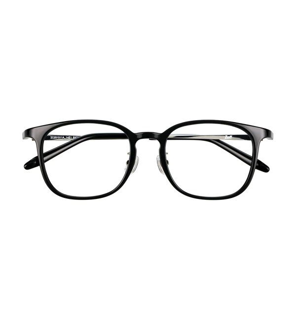  「ウェリントン型 メガネ 軽量｜メタル｜大人可愛い｜伊達メガネ 度付き｜ユニセックス レンズ交換券付」|メガネ|ブラック