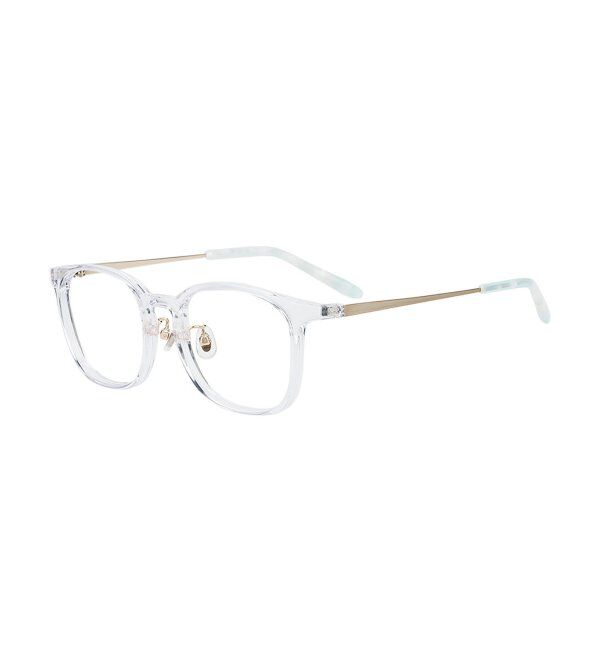  「ウェリントン型 メガネ 軽量｜メタル｜大人可愛い｜伊達メガネ 度付き｜ユニセックス レンズ交換券付」|メガネ|