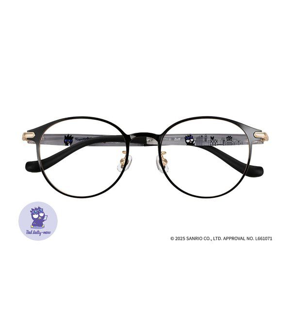  「Zoff｜はぴだんぶい 【バッドばつ丸 モデル】 メガネ｜伊達・度付きメガネ｜グッズ   レンズ交換券付」|メガネ|