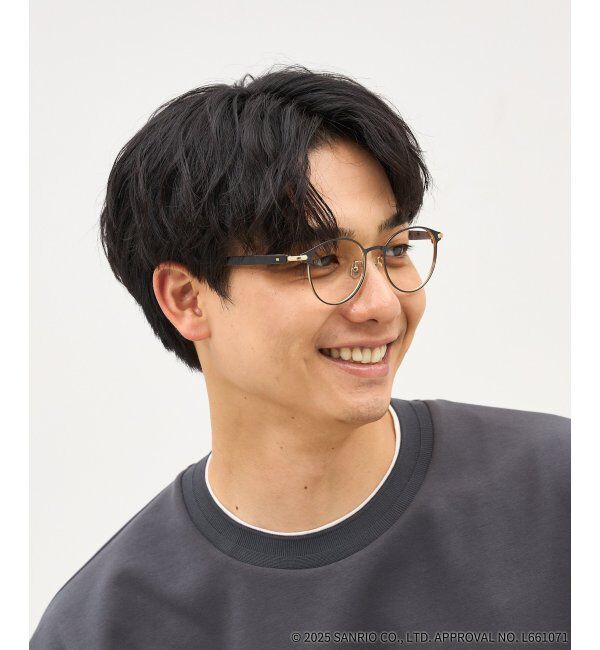  「Zoff｜はぴだんぶい 【バッドばつ丸 モデル】 メガネ｜伊達・度付きメガネ｜グッズ   レンズ交換券付」|メガネ|