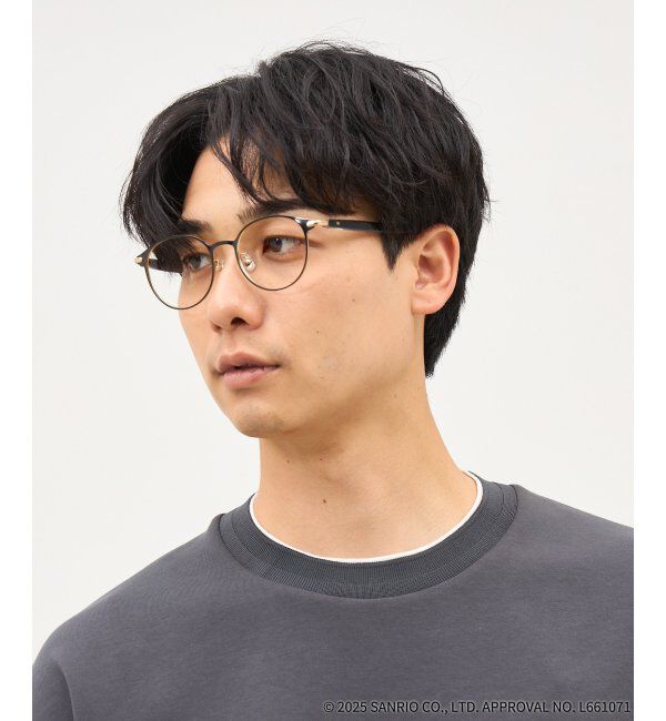  「Zoff｜はぴだんぶい 【バッドばつ丸 モデル】 メガネ｜伊達・度付きメガネ｜グッズ   レンズ交換券付」|メガネ|