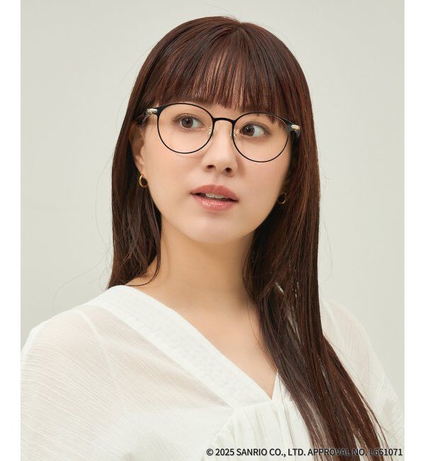  「Zoff｜はぴだんぶい 【バッドばつ丸 モデル】 メガネ｜伊達・度付きメガネ｜グッズ   レンズ交換券付」|メガネ|