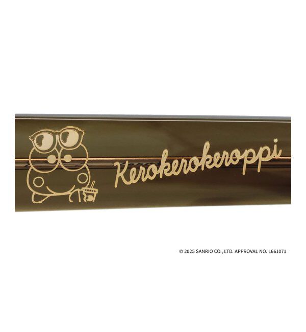  「Zoff｜はぴだんぶい 【けろけろけろっぴ モデル】メガネ｜伊達・度付きメガネ｜グッズ   レンズ交換券付」|メガネ|