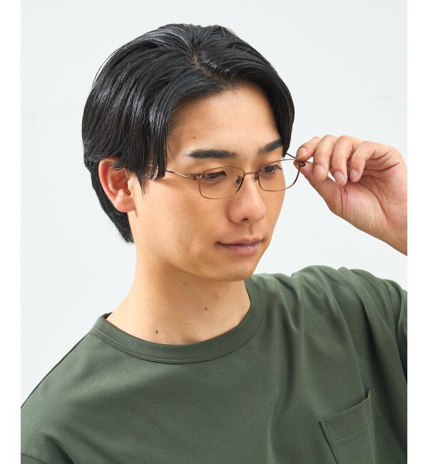  「ウェリントン型 メガネ 軽量｜メタルフレーム｜伊達メガネ 度付きメガネ｜大人可愛い  レンズ交換券付」|メガネ|