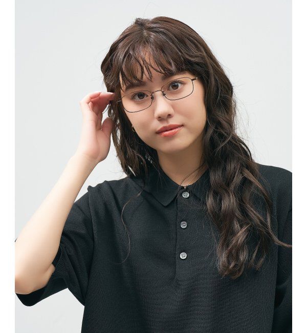  「ウェリントン型 メガネ 軽量｜メタルフレーム｜伊達メガネ 度付きメガネ｜大人可愛い  レンズ交換券付」|メガネ|