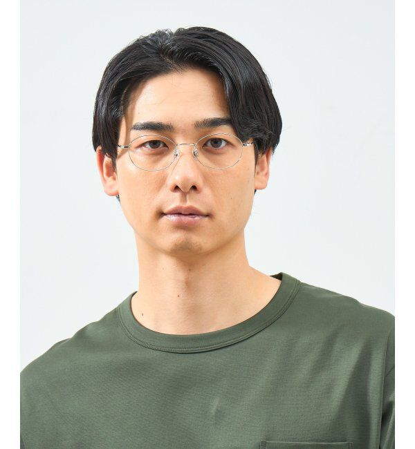  「オーバル型 メガネ 軽量｜メタルフレーム｜伊達メガネ 度付きメガネ｜大人可愛い｜Zoff｜ レンズ交換券付」|メガネ|