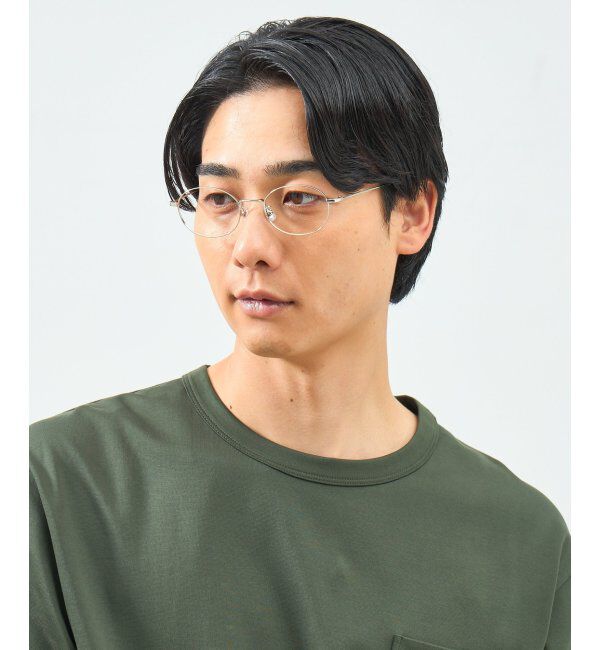  「オーバル型 メガネ 軽量｜メタルフレーム｜伊達メガネ 度付きメガネ｜大人可愛い｜Zoff｜ レンズ交換券付」|メガネ|