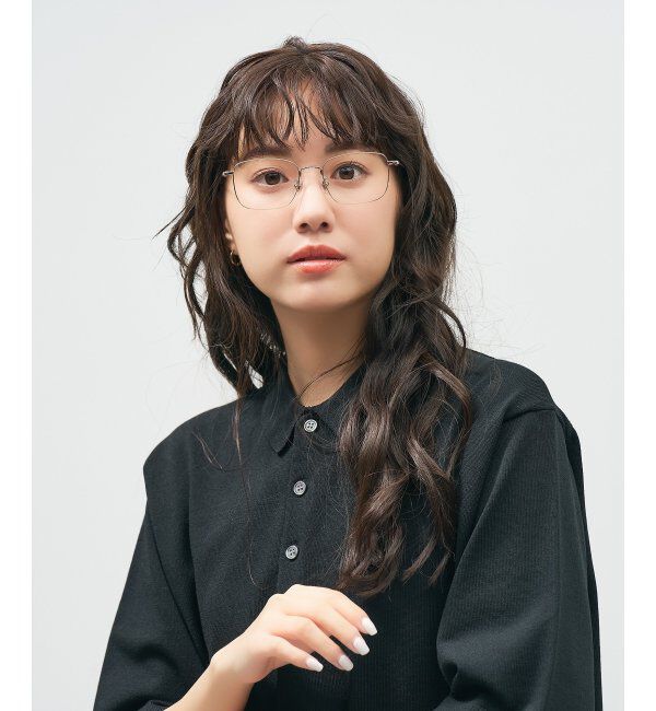  「ウェリントン型 メガネ 軽量｜メタルフレーム｜伊達メガネ 度付きメガネ｜大人可愛い  レンズ交換券付」|メガネ|