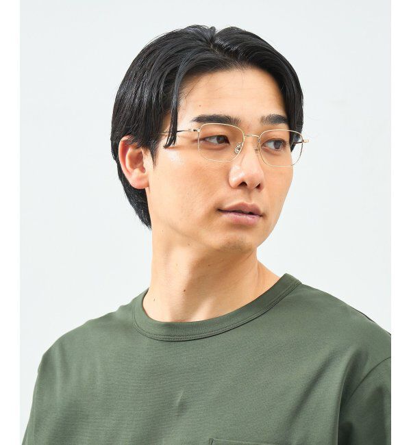  「ウェリントン型 メガネ 軽量｜メタルフレーム｜伊達メガネ 度付きメガネ｜大人可愛い  レンズ交換券付」|メガネ|