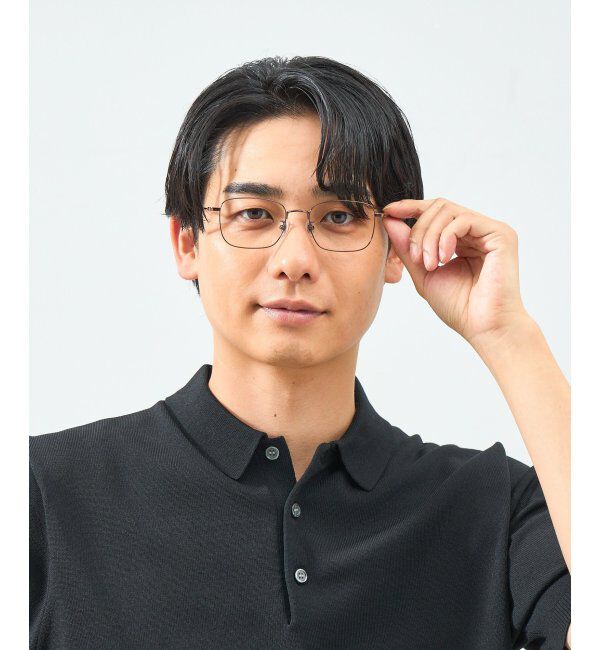  「ウェリントン型 メガネ 軽量｜メタルフレーム｜伊達メガネ 度付きメガネ｜大人可愛い  レンズ交換券付」|メガネ|