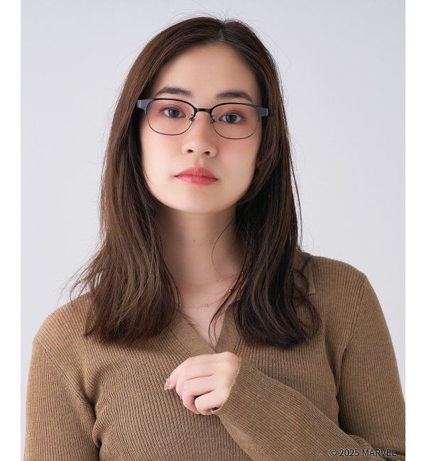  「MARVEL COLLECTION デッドプール & ウルヴァリン  メガネ | 伊達メガネ 度付き   レンズ交換券付」|メガネ|