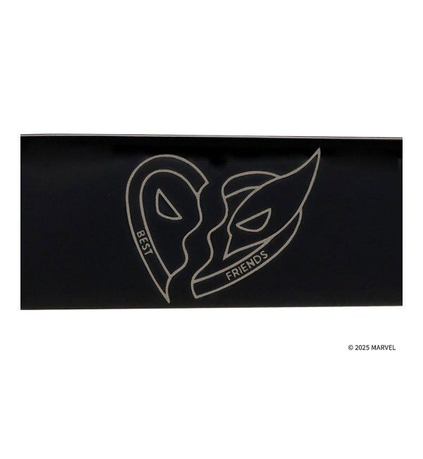  「MARVEL COLLECTION デッドプール & ウルヴァリン  メガネ | 伊達メガネ 度付き   レンズ交換券付」|メガネ|