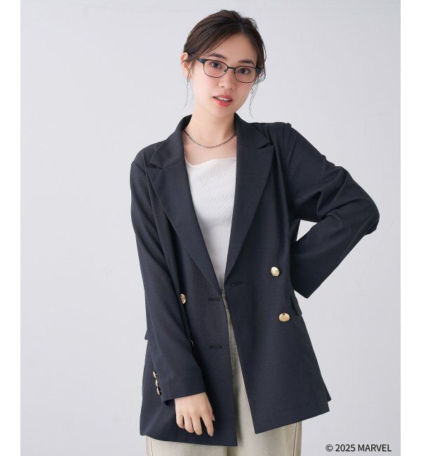  「MARVEL COLLECTION デッドプール & ウルヴァリン  メガネ | 伊達メガネ 度付き   レンズ交換券付」|メガネ|