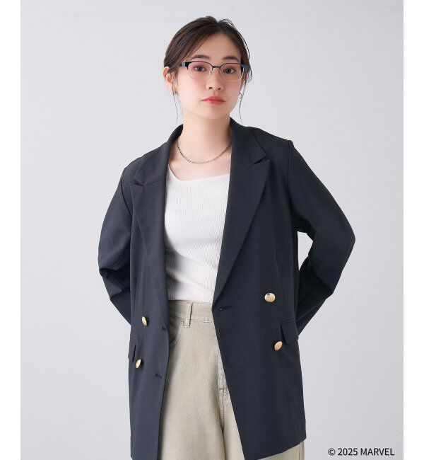  「MARVEL COLLECTION デッドプール & ウルヴァリン  メガネ | 伊達メガネ 度付き   レンズ交換券付」|メガネ|