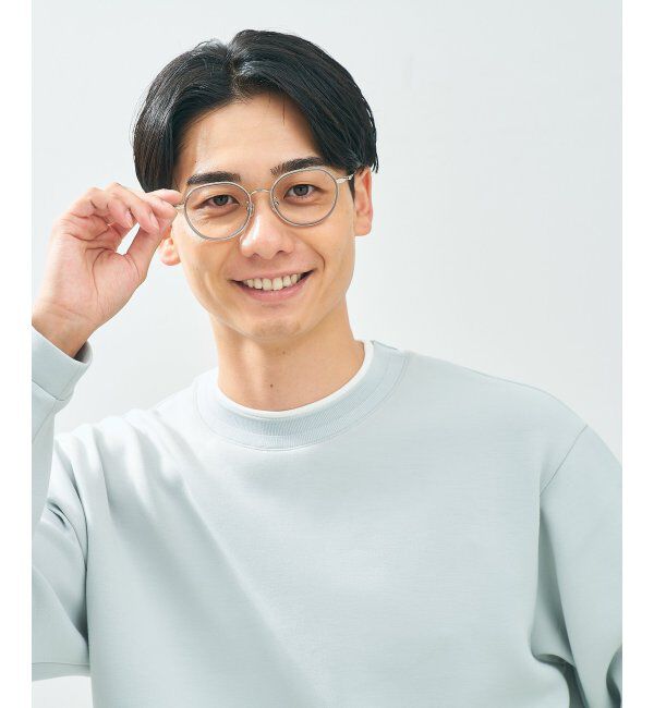  「Zoff｜TRAD メガネ | クラウンパント 伊達メガネ 度付き 読書 ビジネス   レンズ交換券付」|メガネ|グレー