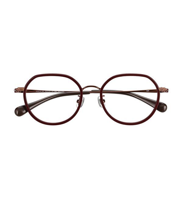  「Zoff｜TRAD メガネ | クラウンパント 伊達メガネ 度付き 読書 ビジネス   レンズ交換券付」|メガネ|