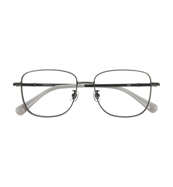  「Zoff｜CLASSIC メガネ | 四角 メタルフレーム グランパコア 伊達メガネ 度付き   レンズ交換券付」|メガネ|