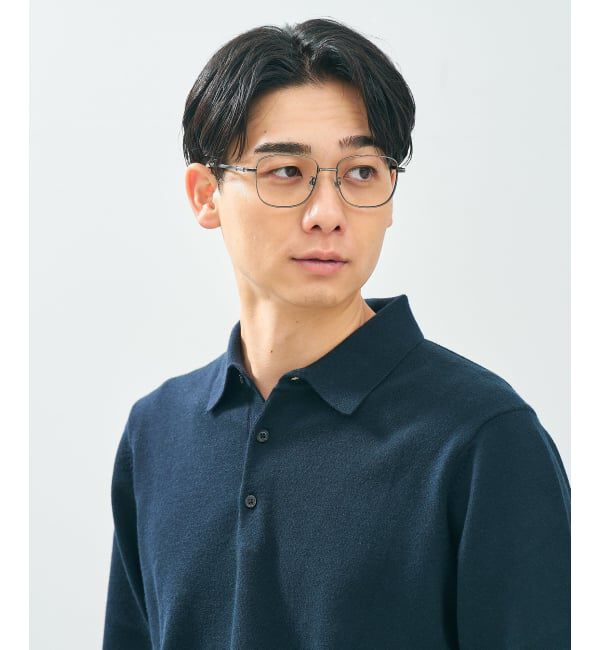  「Zoff｜CLASSIC メガネ | 四角 メタルフレーム グランパコア 伊達メガネ 度付き   レンズ交換券付」|メガネ|