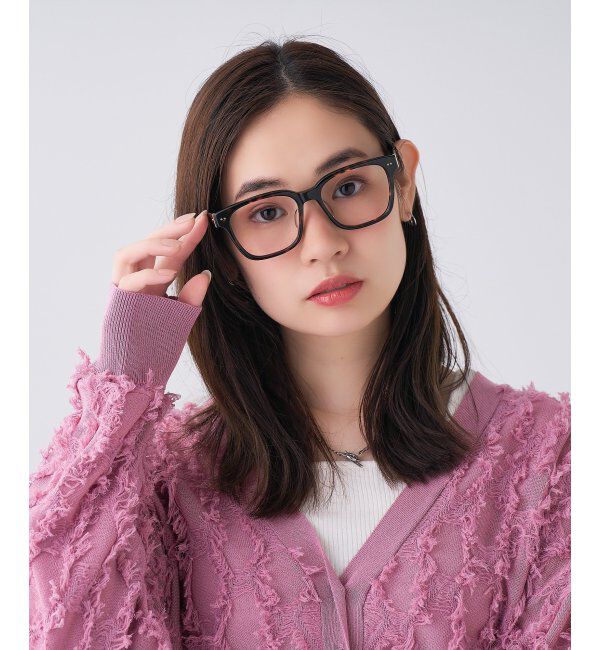  「 ウェリントン型 メガネ | 四角 黒縁フレーム 伊達めがね 度付きユニセックス  CLASSIC  レンズ交換券付」|メガネ|茶系デミ