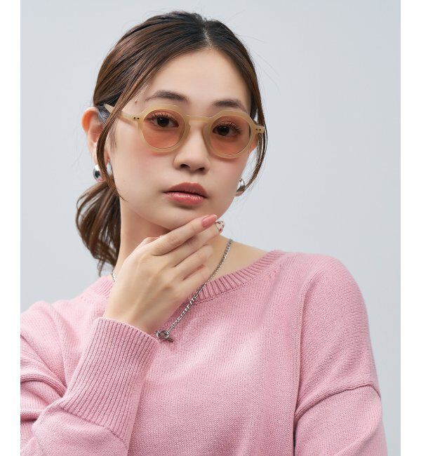  「SUNCUTGlasses/UV100%CUT ボストン型 サングラス [度無し専用] クラウンパント 紫外線対策 UVカット」|サングラス|