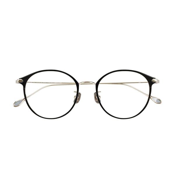  「ボストン型 メガネ | 中顔面短縮みえメガネ チタン 軽量 メタル 伊達 大人可愛い Zoff レンズ交換券付」|メガネ|