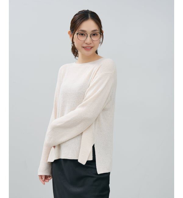  「ボストン型 メガネ | 中顔面短縮みえメガネ チタン 軽量 メタル 伊達 大人可愛い Zoff レンズ交換券付」|メガネ|