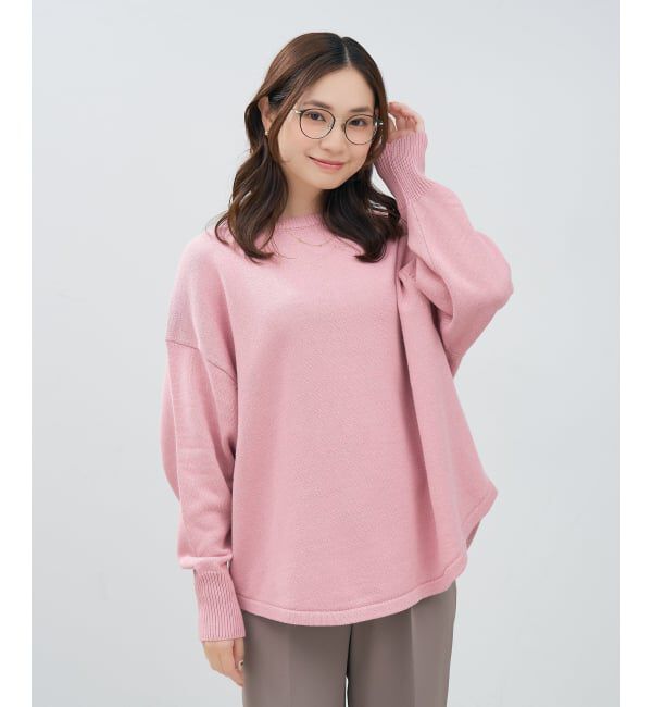  「ボストン型 メガネ | 中顔面短縮みえメガネ チタン 軽量 メタル 伊達 大人可愛い Zoff レンズ交換券付」|メガネ|