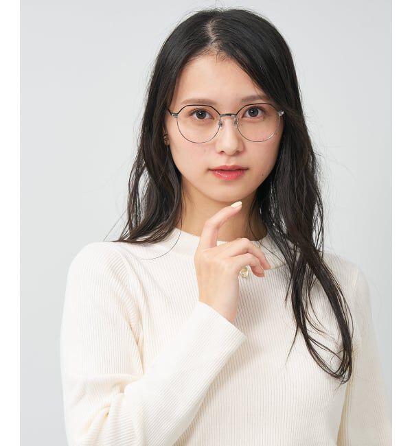  「ボストン型 メガネ | 中顔面短縮みえメガネ クラウンパント メタルフレーム CLASSIC レンズ交換券付」|メガネ|