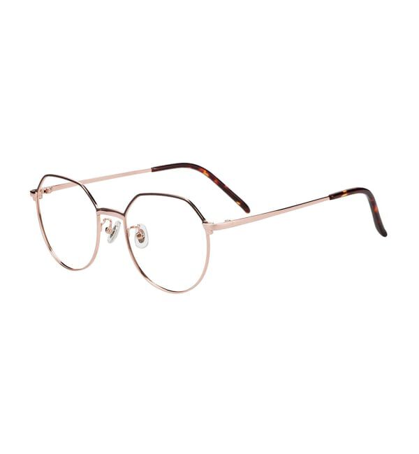  「ボストン型 メガネ | 中顔面短縮みえメガネ クラウンパント メタルフレーム CLASSIC レンズ交換券付」|メガネ|