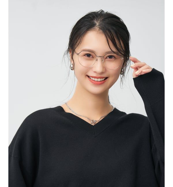  「ボストン型 メガネ | 中顔面短縮みえメガネ クラウンパント メタルフレーム CLASSIC レンズ交換券付」|メガネ|