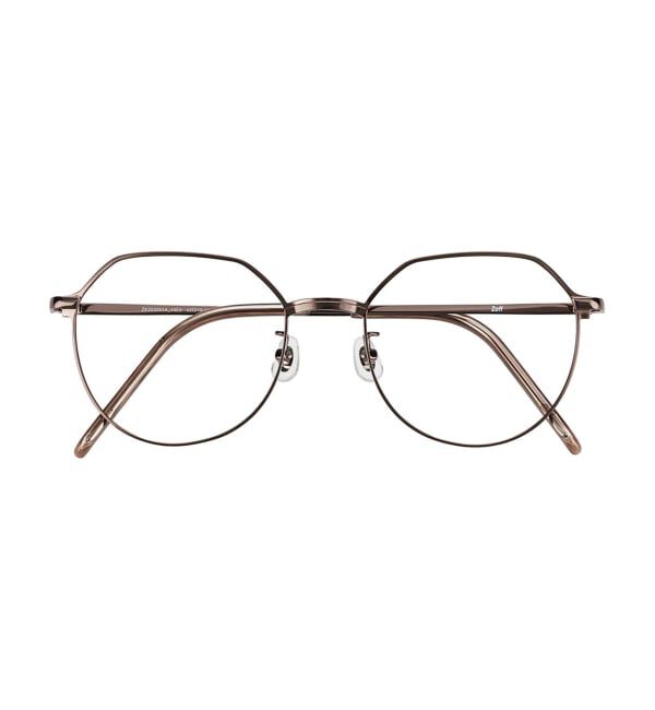  「ボストン型 メガネ | 中顔面短縮みえメガネ クラウンパント メタルフレーム CLASSIC レンズ交換券付」|メガネ|