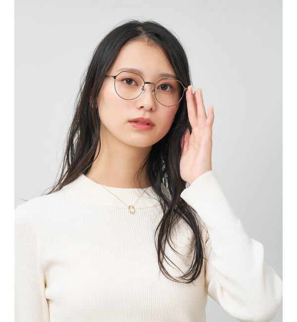  「ボストン型 メガネ | 中顔面短縮みえメガネ クラウンパント メタルフレーム CLASSIC レンズ交換券付」|メガネ|