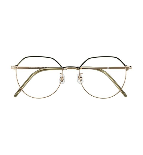  「ボストン型 メガネ | 中顔面短縮みえメガネ クラウンパント メタルフレーム CLASSIC レンズ交換券付」|メガネ|