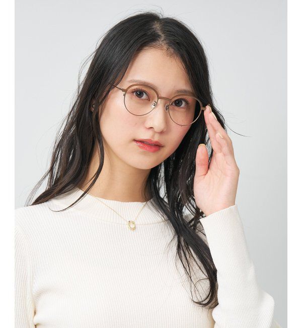  「ボストン型 メガネ | メタルフレーム 眼鏡 伊達メガネ 度付き 読書 CLASSIC レンズ交換券付」|メガネ|