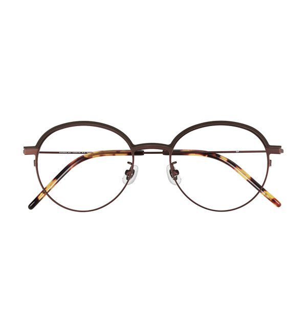  「ボストン型 メガネ | メタルフレーム 眼鏡 伊達メガネ 度付き 読書 CLASSIC レンズ交換券付」|メガネ|