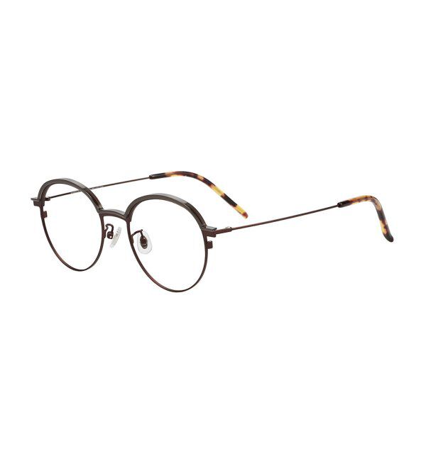  「ボストン型 メガネ | メタルフレーム 眼鏡 伊達メガネ 度付き 読書 CLASSIC レンズ交換券付」|メガネ|