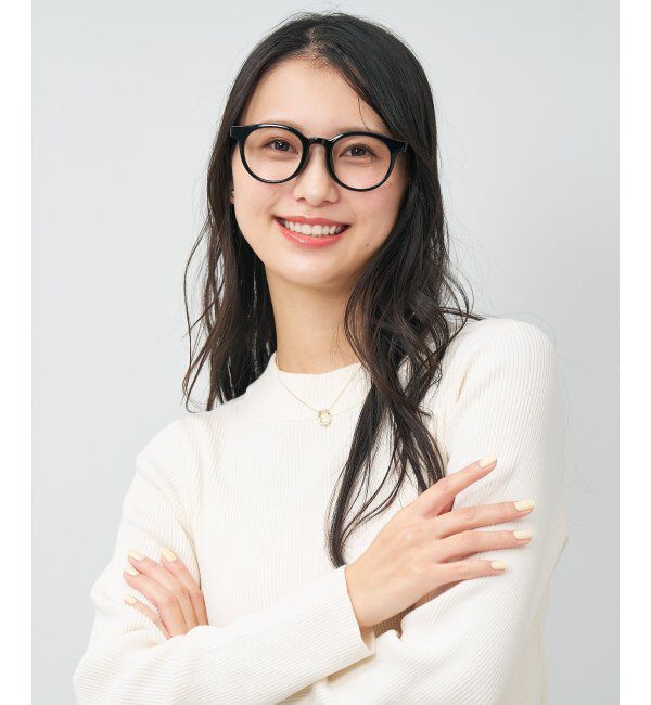  「ボストン型 メガネ | 大きめサイズ 軽量 TR素材 眼鏡 伊達メガネ ユニセックス 度付き レンズ交換券付」|メガネ|ブラック