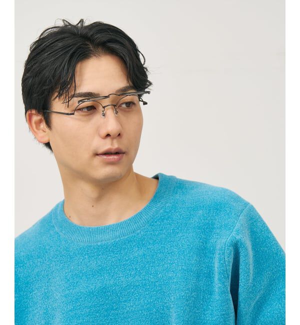  「丸型 跳ね上げ式メガネ（フリップアップ）眼鏡の上から 伊達めがね 度付き 度なし レンズ交換券付」|メガネ|