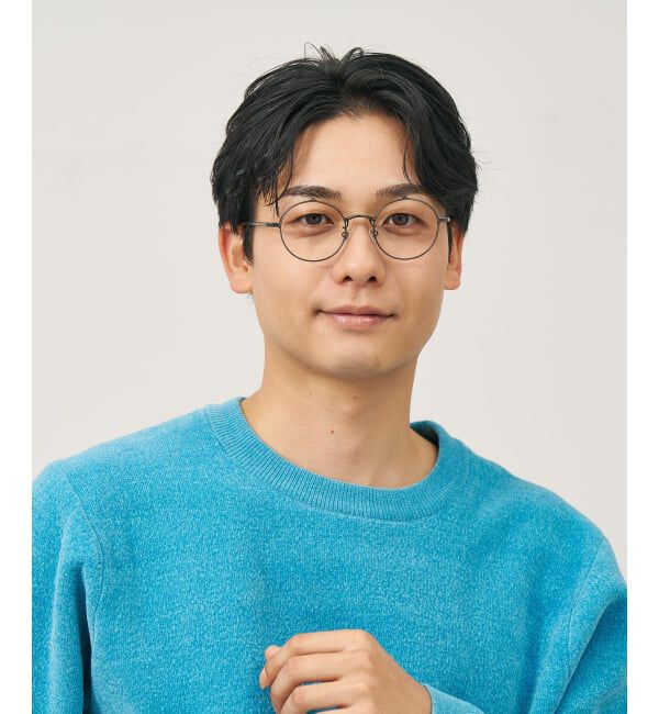  「丸型 跳ね上げ式メガネ（フリップアップ）眼鏡の上から 伊達めがね 度付き 度なし レンズ交換券付」|メガネ|