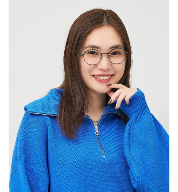  「丸型 跳ね上げ式メガネ（フリップアップ）眼鏡の上から 伊達めがね 度付き 度なし レンズ交換券付」|メガネ|