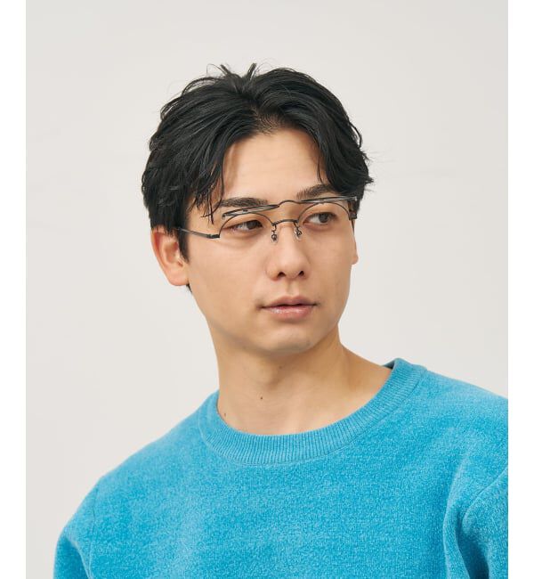  「丸型 跳ね上げ式メガネ（フリップアップ）眼鏡の上から 伊達めがね 度付き 度なし レンズ交換券付」|メガネ|