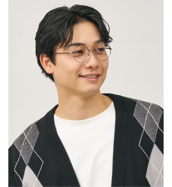  「丸型 跳ね上げ式メガネ（フリップアップ）眼鏡の上から 伊達めがね 度付き 度なし レンズ交換券付」|メガネ|