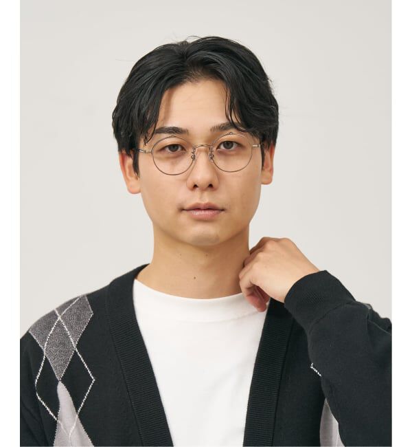  「丸型 跳ね上げ式メガネ（フリップアップ）眼鏡の上から 伊達めがね 度付き 度なし レンズ交換券付」|メガネ|