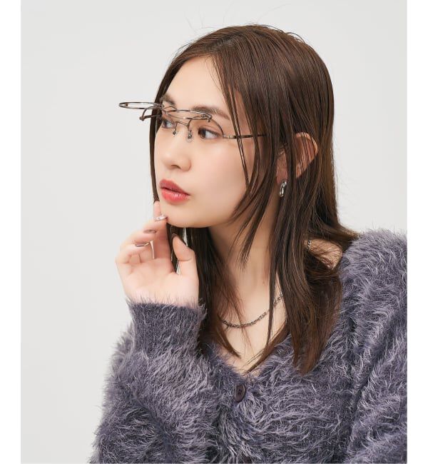  「丸型 跳ね上げ式メガネ（フリップアップ）眼鏡の上から 伊達めがね 度付き 度なし レンズ交換券付」|メガネ|