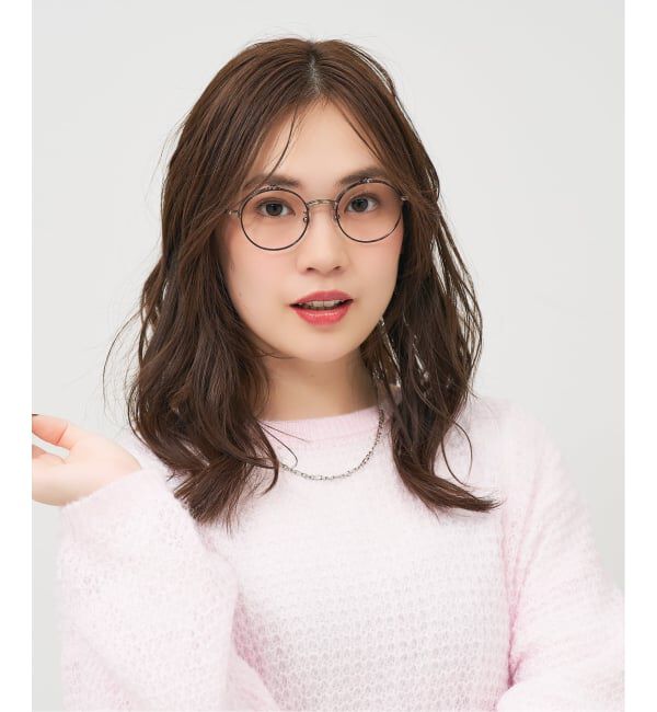  「丸型 跳ね上げ式メガネ（フリップアップ）眼鏡の上から 伊達めがね 度付き 度なし レンズ交換券付」|メガネ|