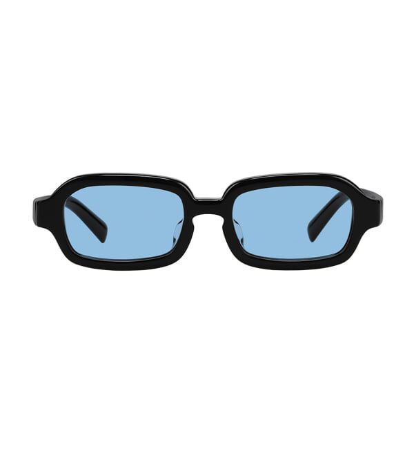  「SUNCUTGlasses/UV100%CUT ウェリントン型 サングラス | カラーレンズ 太縁フレーム  紫外線対策 UVカット」|サングラス|ブラック