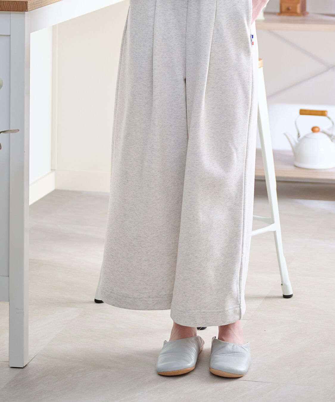 PAUL&JOE「ミニ裏毛フレアパンツ」|ルームウェア|