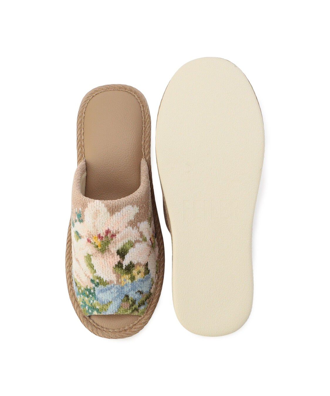FEILER「リリーリリー　ヒールスリッパ　LLY-257265」|ルームシューズ|